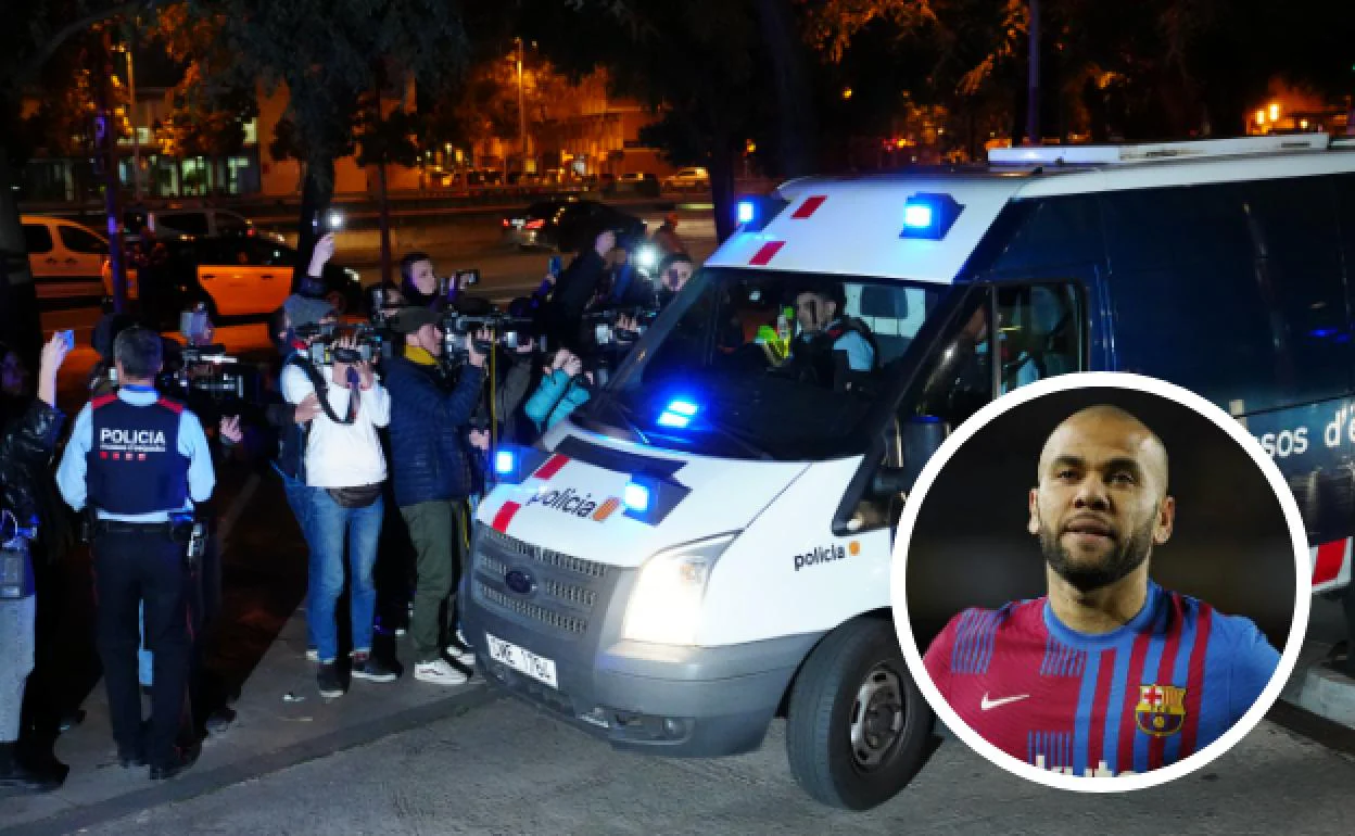 dani alves ingresa en prisión por una presunta violación en una